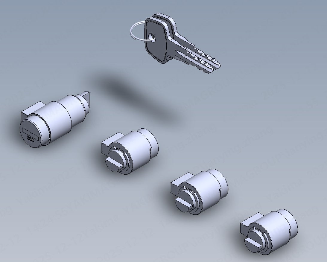 CK - Lock with 2 keys (new lock) – Yakima