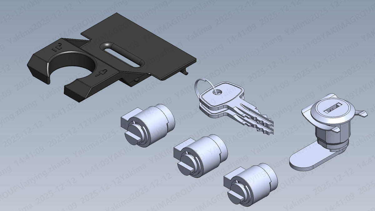 Lock Set Assembly RPL FOLDCLICK LOCK SET – Yakima